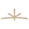 Ekena Millwork Alberta Rough Sawn Timber Gable Bracket, Douglas Fir, 84"W x 31"H x 2"D x 4"F, 9/12 Pitch GBW084X31X0204ALB00RDF - alternate 1